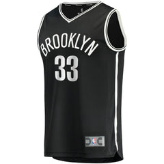 Nicolas Claxton Brooklyn Nets Fast Break Player Jersey Icon Edition Black - Fanatics