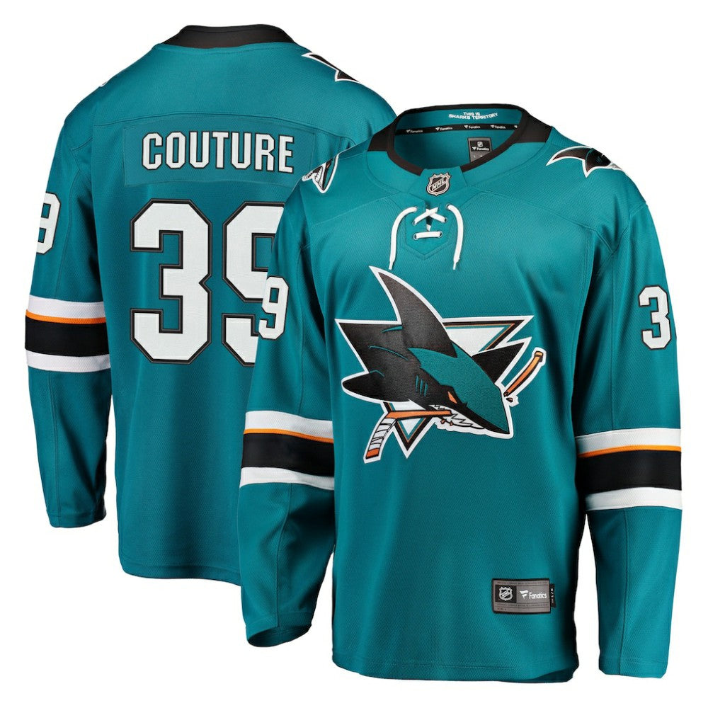 Logan Couture San Jose Sharks Fanatics Breakaway Jersey - Teal | US 3741636