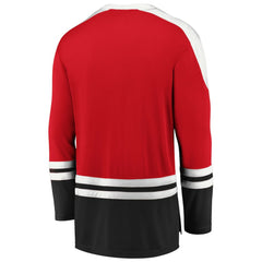Chicago Blackhawks Fanatics Iconic Slapshot Long Sleeve T-Shirt - Red/Black | US 3745627