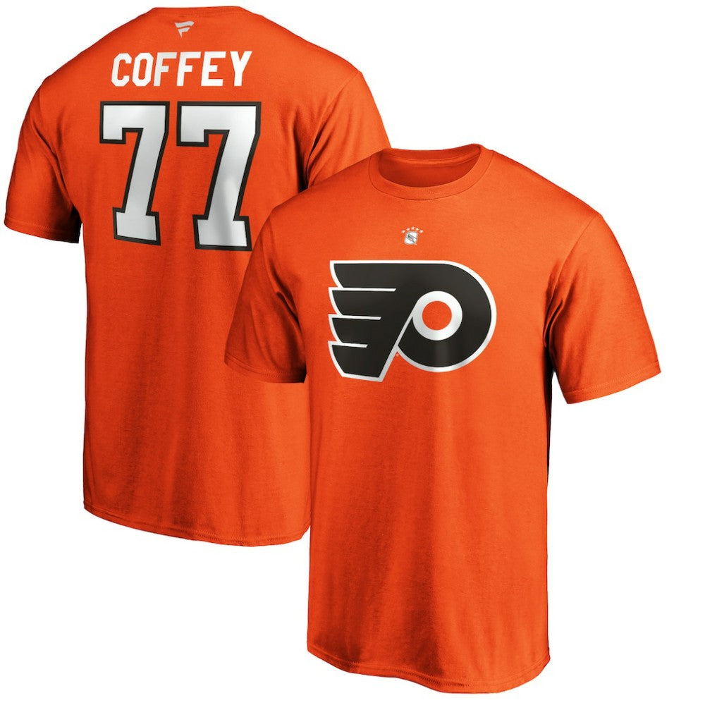 Paul Coffey Philadelphia Flyers Fanatics Authentic Stack Retired Player Name & Number T-Shirt - Orange | US 3749077