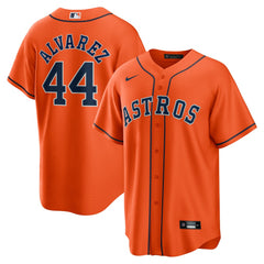 Yordan Álvarez Houston Astros Nike Alternate Replica Player Jersey - Orange Jerseys