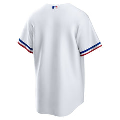 Texas Rangers Nike Home Replica Team Jersey - White Jerseys