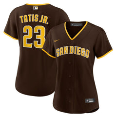 Fernando Tatís Jr. San Diego Padres Nike Women's Road Replica Player Jersey - Brown Jerseys