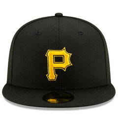 Pittsburgh Pirates New Era Alternate 2 Authentic Collection On-Field 59FIFTY Fitted Hat - Black Hats