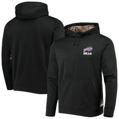 Buffalo Bills Dunbrooke Logo Ranger Pullover Hoodie - Black/Realtree Camo Hoodies