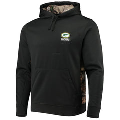 Green Bay Packers Dunbrooke Logo Ranger Pullover Hoodie - Black/Realtree Camo Hoodies