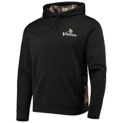 Minnesota Vikings Dunbrooke Logo Ranger Pullover Hoodie - Black/Realtree Camo Hoodies