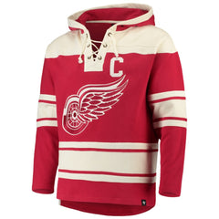 Steve Yzerman Detroit Red Wings '47 Player Lacer Pullover Hoodie - Red | US 3781526