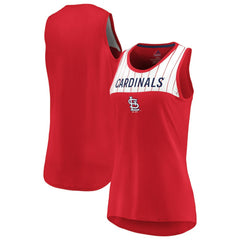 St. Louis Cardinals Majestic Women's Break From Tradition Tank Top - Red Tanks