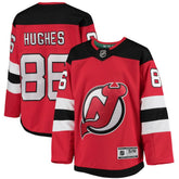 Jack Hughes New Jersey Devils Youth Home Premier Player Jersey - Red | US 3791527
