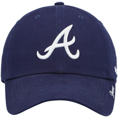 Atlanta Braves '47 Women's Team Miata Clean Up Adjustable Hat - Navy Hats