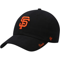 San Francisco Giants '47 Women's Team Miata Clean Up Adjustable Hat - Black Hats