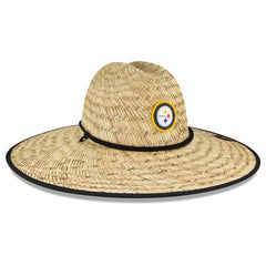 Pittsburgh Steelers New Era NFL Training Camp Straw Lifeguard Hat - Natural Hats