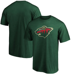 Minnesota Wild Fanatics Team Primary Logo T-Shirt - Green | US 3805862