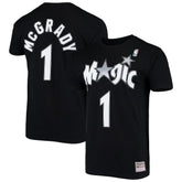 Tracy McGrady Orlando Magic Hardwood Classics Stitch Name & Number T-Shirt Black - Mitchell & Ness outlet