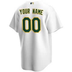 Athletics Nike Home Replica Custom Jersey - White Jerseys