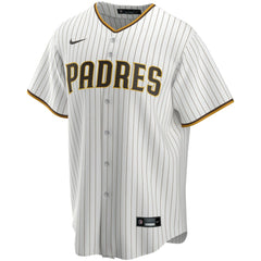 San Diego Padres Nike Home Replica Custom Jersey - White Jerseys