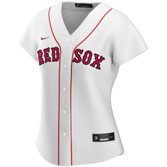 Boston Red Sox Nike Women's Home Replica Custom Jersey - White Jerseys