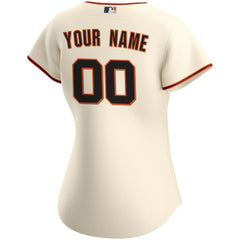 San Francisco Giants Nike Women's Home Replica Custom Jersey - Cream Jerseys