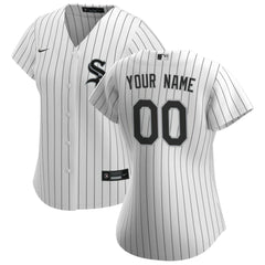 Chicago White Sox Nike Women's Home Replica Custom Jersey - White Jerseys