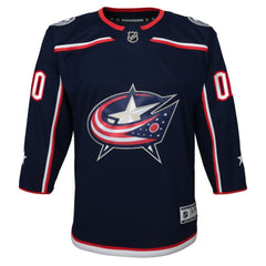 Columbus Blue Jackets Youth Home Premier Custom Jersey - Navy | US 3820528