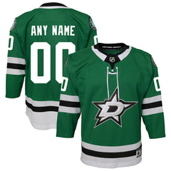 Dallas Stars Youth Home Custom Premier Jersey - Green | US 3820529