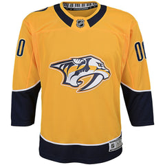 Nashville Predators Youth Home Premier Custom Jersey - Yellow | US 3820536