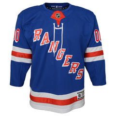 New York Rangers Youth Home Premier Custom Jersey - Blue | US 3820539