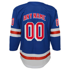 New York Rangers Youth Home Premier Custom Jersey - Blue | US 3820539