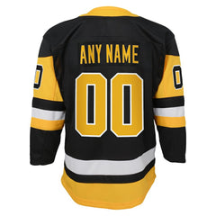 Pittsburgh Penguins Youth Home Premier Custom Jersey - Black | US 3820542