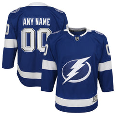 Tampa Bay Lightning Youth Home Custom Premier Jersey - Blue | US 3820545