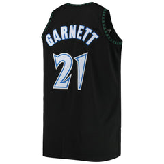 Kevin Garnett Minnesota Timberwolves 1997/98 Big & Tall Hardwood Classics Swingman Jersey Black - Mitchell & Ness