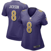 Lamar Jackson Baltimore Ravens Women's Alternate Game Player Jersey - Purple Jerseys