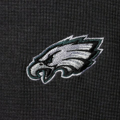 Philadelphia Eagles Dunbrooke Logo Maverick Thermal Henley Long Sleeve T-Shirt - Charcoal T-shirts
