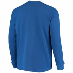 New York Giants Dunbrooke Logo Maverick Thermal Henley Long Sleeve T-Shirt - Royal T-shirts