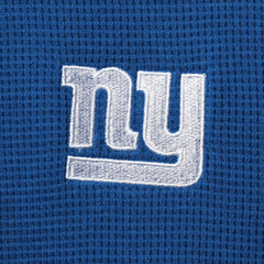 New York Giants Dunbrooke Logo Maverick Thermal Henley Long Sleeve T-Shirt - Royal T-shirts