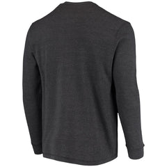 Detroit Lions Dunbrooke Logo Maverick Thermal Henley Long Sleeve T-Shirt - Charcoal T-shirts