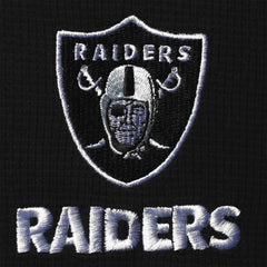 Las Vegas Raiders Dunbrooke Logo Maverick Thermal Henley Long Sleeve T-Shirt - Black T-shirts
