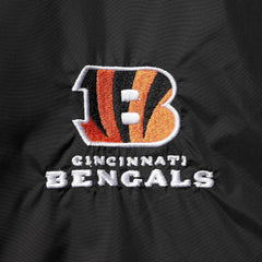 Cincinnati Bengals Dunbrooke Logo Legacy Stadium Full-Zip Jacket- Black - Black Jackets