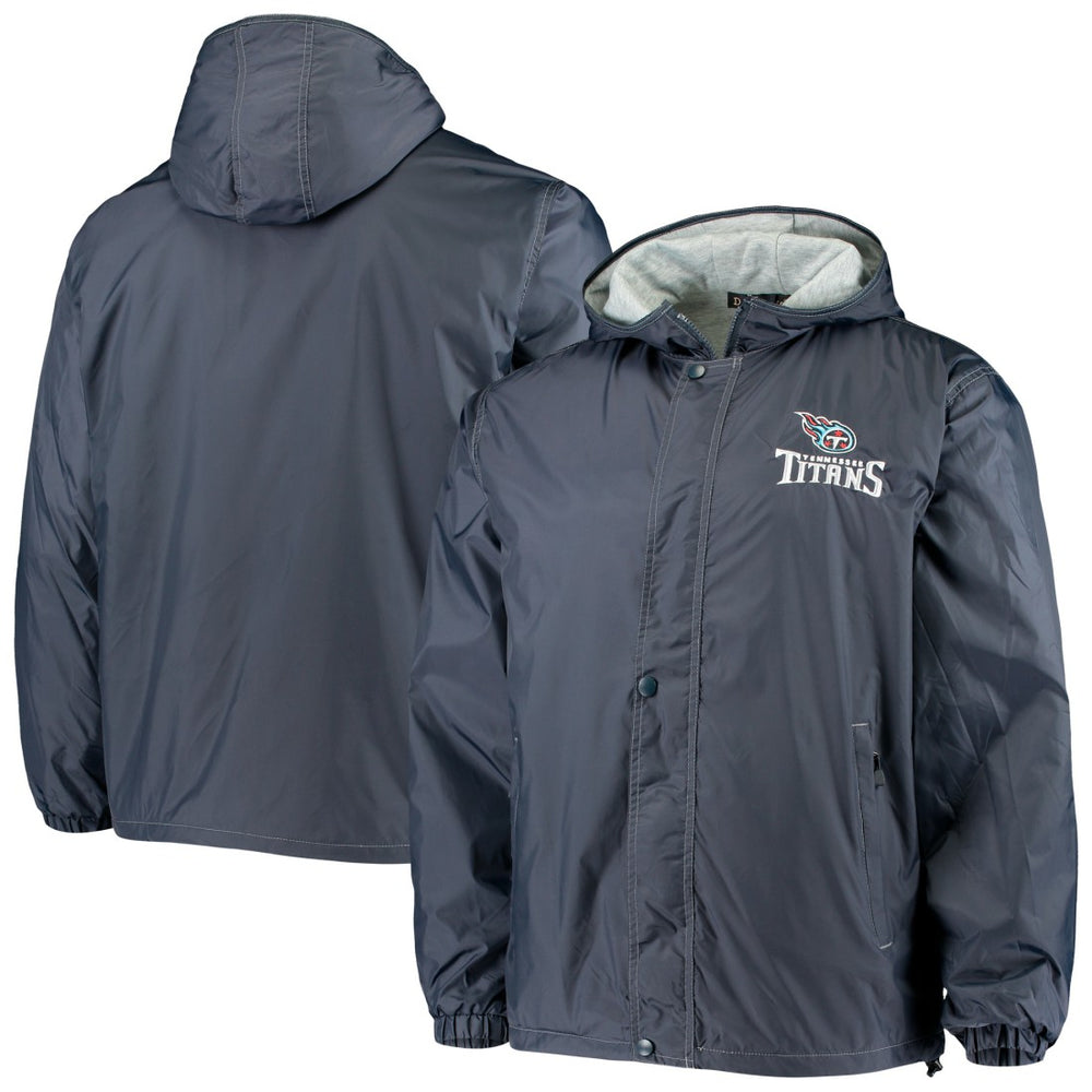 Tennessee Titans Dunbrooke Logo Legacy Stadium Full-Zip Jacket- Navy - Navy Jackets