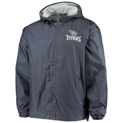 Tennessee Titans Dunbrooke Logo Legacy Stadium Full-Zip Jacket- Navy - Navy Jackets