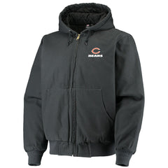 Chicago Bears Dunbrooke Dakota Cotton Canvas Hooded Jacket - Navy Jackets