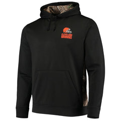 Cleveland Browns Dunbrooke Logo Ranger Pullover Hoodie - Black/Realtree Camo Hoodies