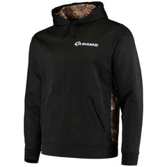 Los Angeles Rams Dunbrooke Logo Ranger Pullover Hoodie - Black/Realtree Camo Hoodies