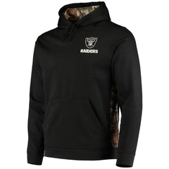 Las Vegas Raiders Dunbrooke Logo Ranger Pullover Hoodie - Black/Realtree Camo Hoodies