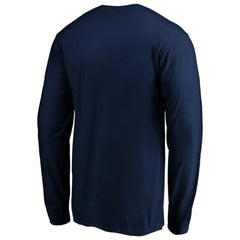 Men's Navy Seattle Mariners Team Heart & Soul Long Sleeve T-Shirt T-shirts