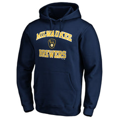 Milwaukee Brewers Heart & Soul Pullover Hoodie - Navy Hoodies