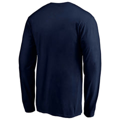 Men's Navy Los Angeles Angels Team Heart & Soul Long Sleeve T-Shirt T-shirts