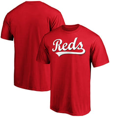 Cincinnati Reds Official Wordmark T-Shirt - Red T-shirts