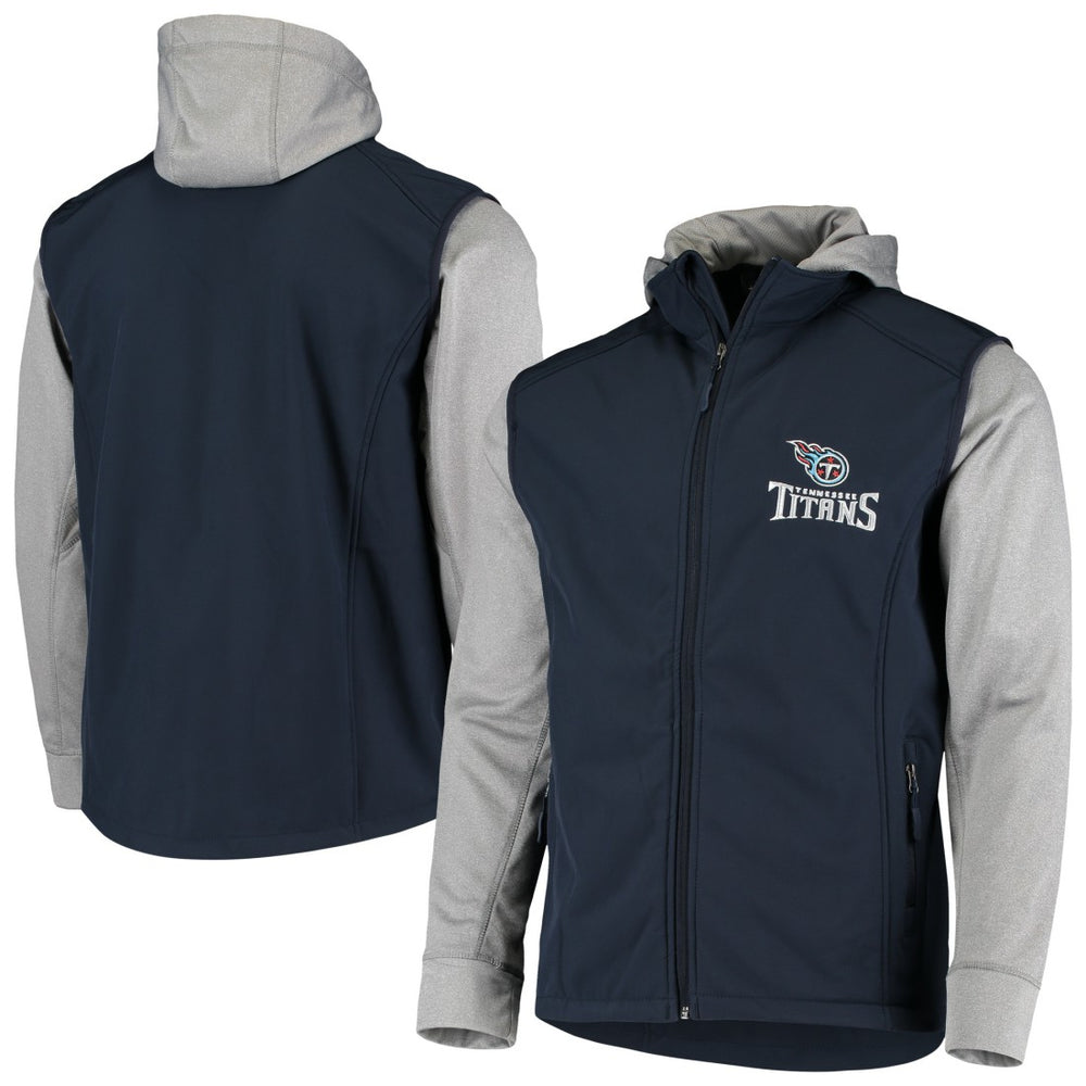 Tennessee Titans Dunbrooke Alpha Full-Zip Jacket - Navy/Gray Jackets